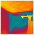 Thermal imaging without air leakage fan running